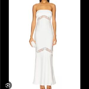 Runaway The Label Melrose Strapless Maxi Dress
